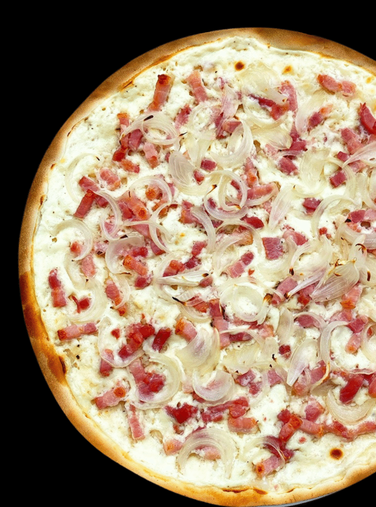 Tarte flambée Alsacienne pâte fine